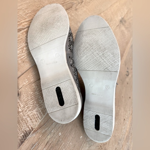 Remonte Women's Kennya Lasser Cut Gray Silver Lace Up Oxford size 41 - Picture 12 of 12